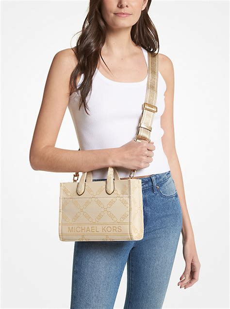 Michael Kors Gigi Small East West Messenger Tote Bag 